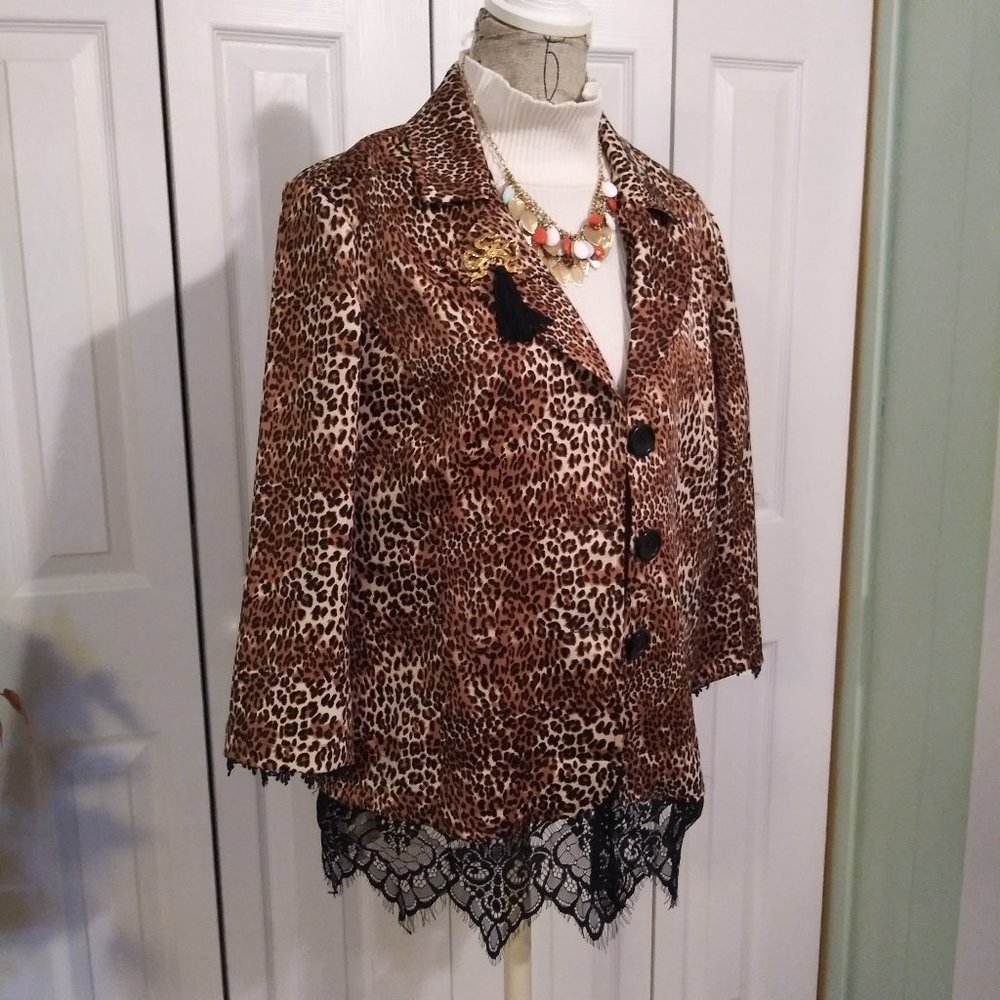 1134 Size Large Dress Barn Jacket - Picture 2 of 12